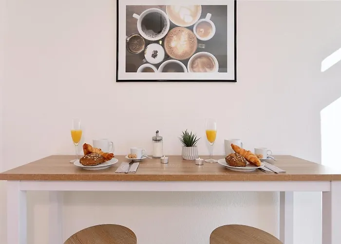 Apartman *city, Naehe Hbf, Kingsizebetten, Fitnessecke* *